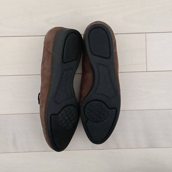 Selby Women's Suede Slip-on Loafer Flats Dark Brown Size 6.5 - Picture 3 of 4